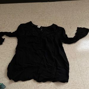 black long sleeve shirt